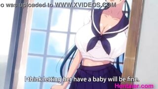 Cutest hentai Girl You will ever see gets creampied