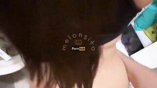 عاوزاه كلو فكسي يا شرموط ،اح حبيبي العرص فشخني فشخ جوا الحمام وجاب لبن????????سخن على أيدي????????????