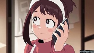 My hero academia Izuku Midoriya and Uraraka have beautiful sex