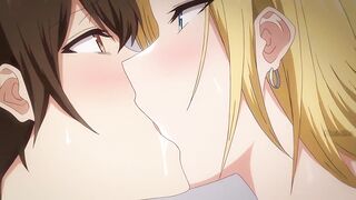 One boy for 4 women. Hentai