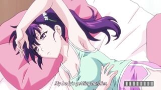 Pervy uncle fucks his hentai niece on the balcony