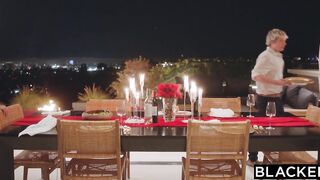 BLACKED Curvy Goddess Violet Ditches BF For Jason's BBC