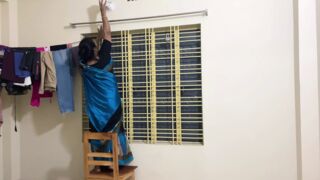 I grabbed my aunty and started fucking her pussy