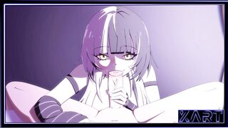 Hentai Girl Seduced a guy and allowed him to cum in her pussy