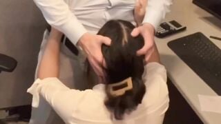 Asian Girlfriend becomes Free Use Office Stress release slut