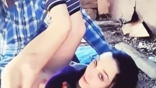 Horny wife gets black creampie