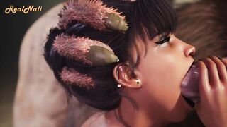 Horny Girl fuck Minotaur | Big Cock Monster | 3D Porn Wild Life