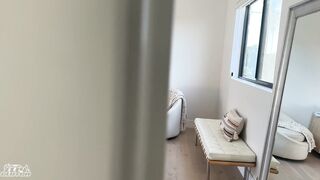 Big booby redhead housesitter breaks the rules while my mom was gone!!