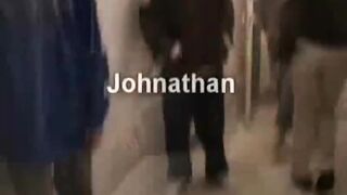 College teen doggystyled so hard she bumps head