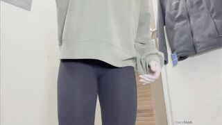 Creamy Pussy Fucking Teen Almost Caught In Kohls Fitting Room