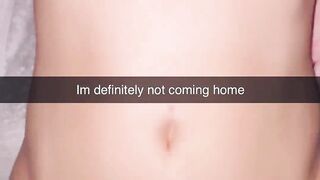 Cheating teen GF sends Snapchats of hair pulling and getting railed to boyfriend bc of Fortnite