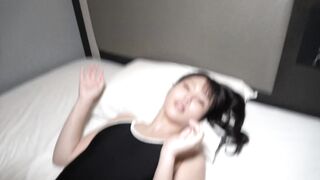 I creampied a beautiful girl I found on Tinder. ② School swimsuit