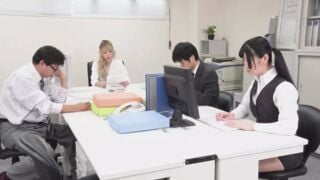 LUNA & NAKO SUDO :: OFFICE LOVERS ~FEMALE BOSS WHO TRAINS NEW FEMALE EMPLOYEES~ - CARIBBEANCOM