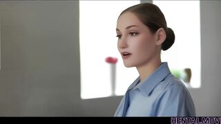 AI HENTAI - Photographer Freezes Time And Fucks Hot Business Lady