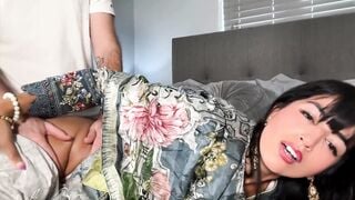 Pakistani Bhabi Aaliyah Yasin in shalwar kameez gets fucked from behind by white cock