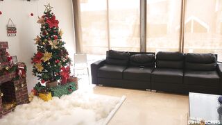 MY STEPMOM GETS MAD AT ME BECAUSE SHE CAUGHT ME MASTURBATING WITH HER PANTIES.