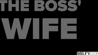 MILFY Hotwife Brandi Seduces Hubby's 2 Young Eager Interns