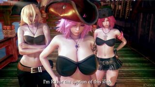 Monster realm 2 : Pirate and the beast under the sea [3D] [Honey select]