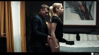 Boss FREEZES Bella Spark To Take Full Control - Creampies Her Tight Pussy And Makes Her Cum