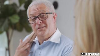 MILFY Hotwife Brandi Seduces Hubby's 2 Young Eager Interns 2