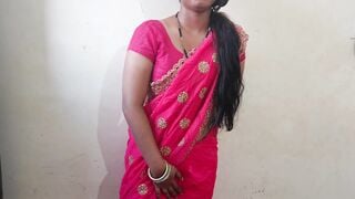 Indian hot bhabhi fucking in kitchen with dever in doggy style clear Hindi audio