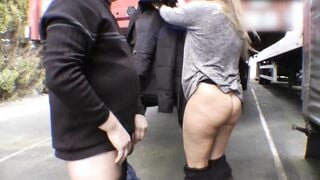 meeting with the truck driver