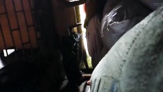 Real village college student doing fuck in alone space