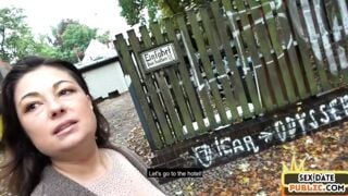 Public mature lady fucked by sex date in hotel room