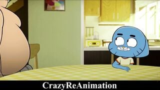 The Amazing World Of Gumball Porn Parody - Nicole Watterson Blowjob Animation (Hard Sex) (Hentai)