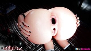 Lara Croft Biggest Anal Gaping Test (with realistic sound) 3d animation hentai anime ass hole gape