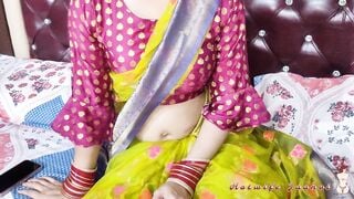 Sexy bhabhi makes yummy coffee from her fresh breast milk for devar by squeezing out her milk in cup
