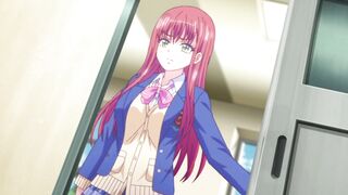 Japanese schoolgirl having sex with teacher in classroom.