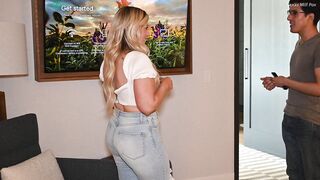 (Watch This) Moms Friend Uses Her Big White Ass To Make You CUM!! Jenna Mane Fucks Young Guy