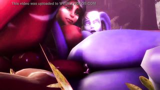 Futa Nidalee x Yrel-Spoon