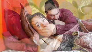 Oh no, my boss's son came into my room by surprise to fuck hard - hard sex with a Latin maid