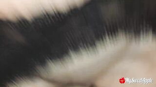 Risky Fuck in the Club's Toilet - Sneaky Amateur Couple too Horny to get home