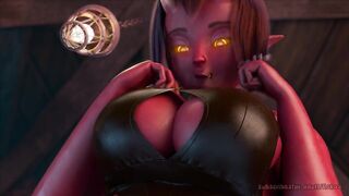 Devil's Cookie Ending II (Giantess, Insertion/Unbirth, Absorption, Vore, Feet)