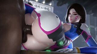 3D Compilation: Overwatch Mei Lesbian Kiss Dva Anal Mercy Hard Fucked Uncensored Hentai