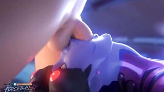 WIdowmaker Overwatch SFM/Blender Compilation with Sound 3D Porn