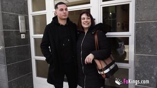 Lucia Bianco shows us her big mature tits and bangs her young dance partner for us!