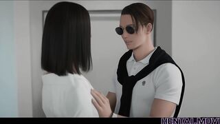 REAL LIFE HENTAI - Spoiled Student Freezes Time And Fucks Teacher