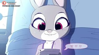 JUDY HOPPS MAKES HIM BECK FROM THE WORK ???? ZOOTOPIA HENTAI STORY