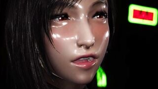 Tifa gets her tight pussy stretched by a massive Orc Cock!