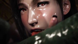 Tifa gets her tight pussy stretched by a massive Orc Cock!