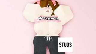 STUDS Slutty MILF shows off in ROBLOX photo shoot surprise