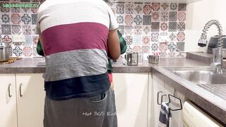 A Tale of Fuck & Romance: Indian Couple's Sensual Play in the Kitchen! Big Ass - Loud Moaning - Indian Anal Sex