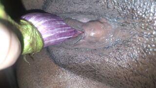 Masbration with Brinjal???? Brown Girl Fucked #TharushiBrownGirl
