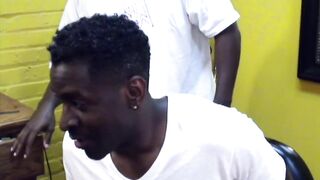 Stunning Summer takes six Dicks in a Barbershop Gangbang interracial BBC Pawg