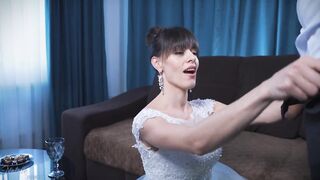 Slutty Stepmom.Wedding day ending hard Anal FUCK with Stepson