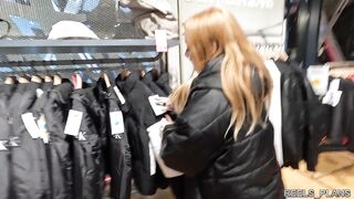 Big Ass British Student Gets Anal Fucked In fitting room By 2 Strangers